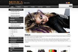 Monica Hair外贸网站